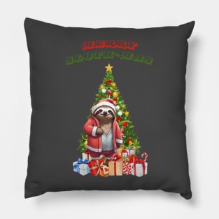 Christmas Sloth Pillow