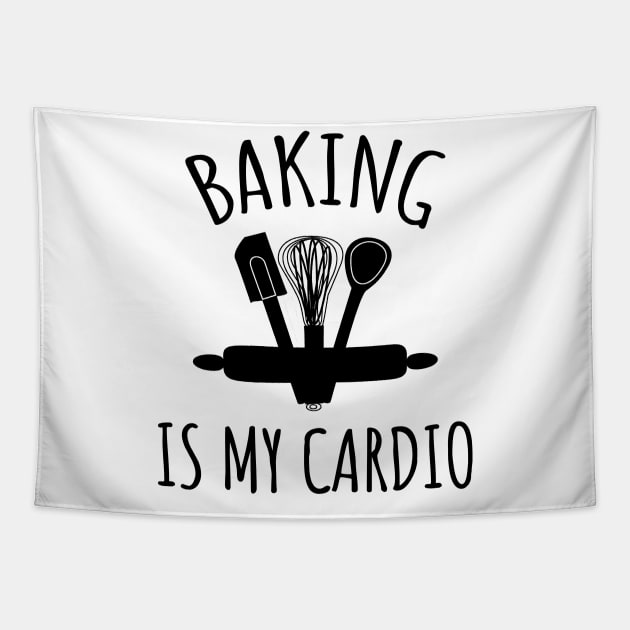 Baking is my cardio Tapestry by LunaMay