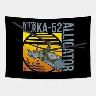 Combat helicopter Ka-52 Alligator Tapestry