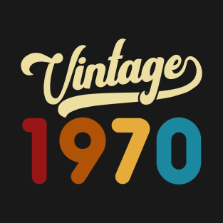 1970 Vintage Gift 50th Birthday Retro Style T-Shirt