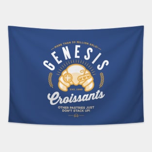 'Genesis Croissants' illustration Tapestry