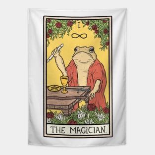 The Magician Toad Tarot Card Tapestry