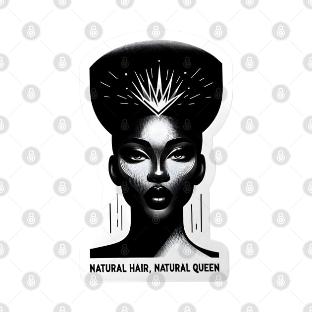 Black Women Matters - Natural Hair, Natural Queen by PuckDesign