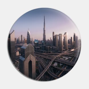 Dubai Cityscape Pin