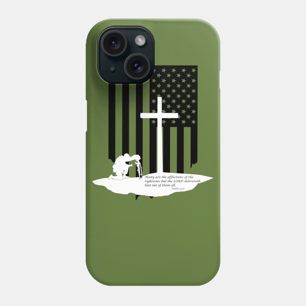 Soldier of God Phone Case by Kinetic Designs