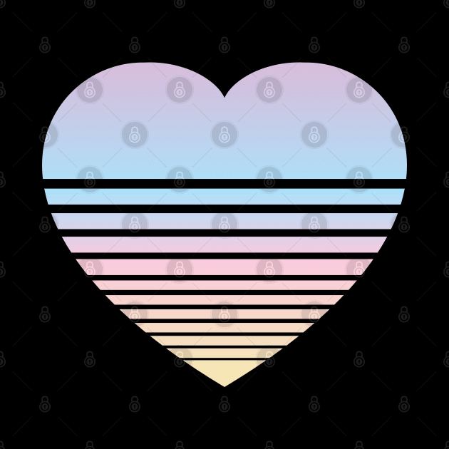 Gradient Heart - Pastels 2 by skauff