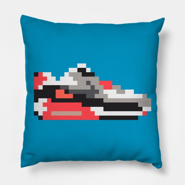 8-bit Airmax 90s Pillow by soujohn