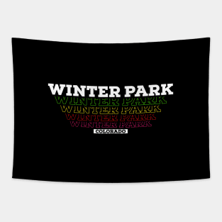 I Love Winter Park Colorado USA Vintage Tshirt Gift Idea Tapestry