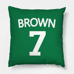 Jaylen Brown (Front & Back) Pillow