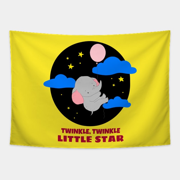 Twinkle Twinkle Little Star Tapestry by KidsKingdom