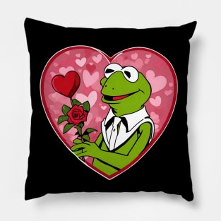 Kermit valentine day Pillow