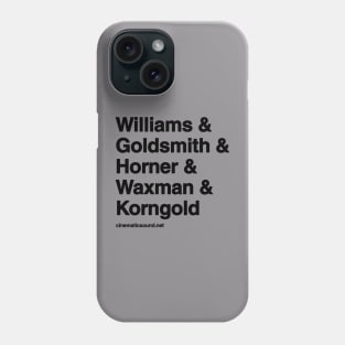 Helvetica Design - Williams&Goldsmith& Horner& Waxman& Korngold Phone Case