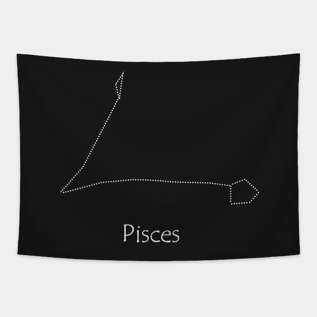 Pisces constellation Tapestry by Atinno