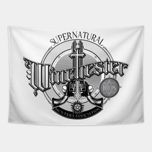 Winchesters Bros. Supernatural Hunters Association Tapestry