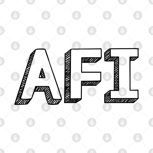 Afi <\\> Typography Design by Aqumoet