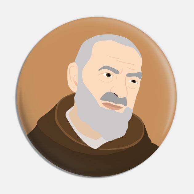 Padre Pio Pin by ElviaMontemayor