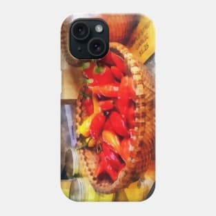 Food - Hot Peppers in Farmers Market Phone Case