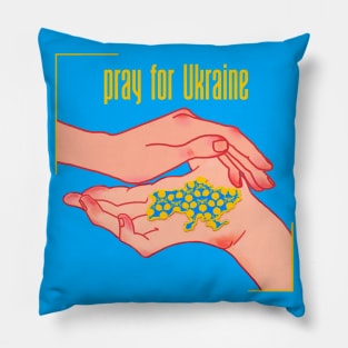 Pray for Ukraine Pillow