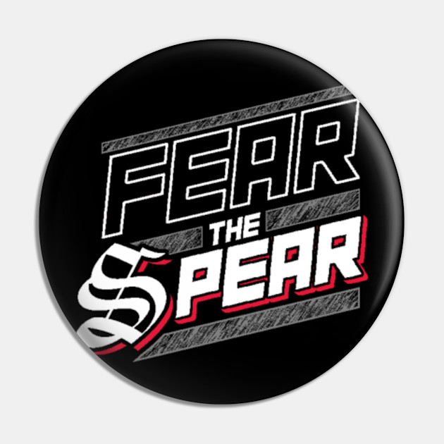 Dpain Fear The Spear Roblox Pin Teepublic Au - fear roblox