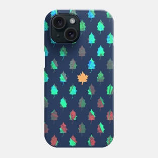 Autumn Leaves to Winter Trees Phone Case