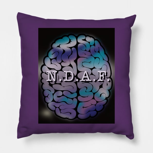 Neurodiverse AF Pillow by NeurodiverseNarnie