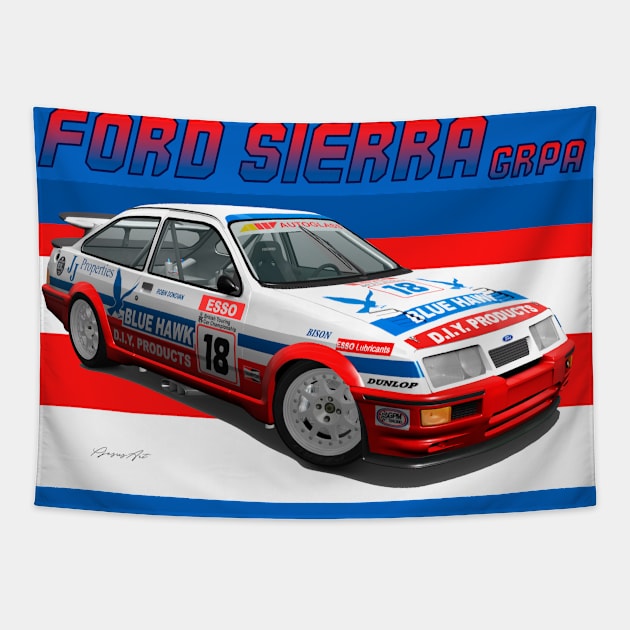 GrA Ford Sierra RS Cosworth Tapestry by PjesusArt