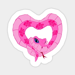 Pink Kaa Heart Magnet