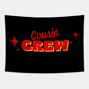 Cousin Crew Shirts for Kids, Big Cousin Shirts Matching Cousin TShirt, New to the Crazy Cousin Crew Shirt, Groovy Beach Cousin Era Vacation Tapestry