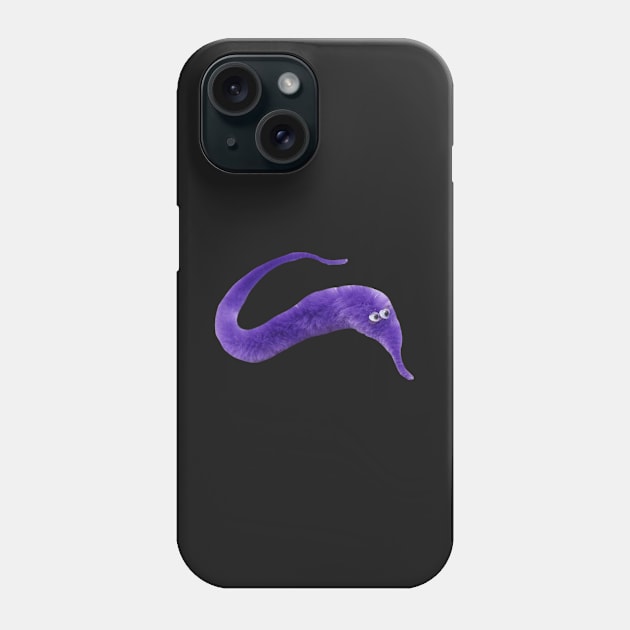 Purple Worm Phone Case by CatGirl101