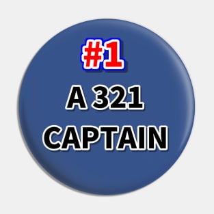 Number one A321 captain Pin