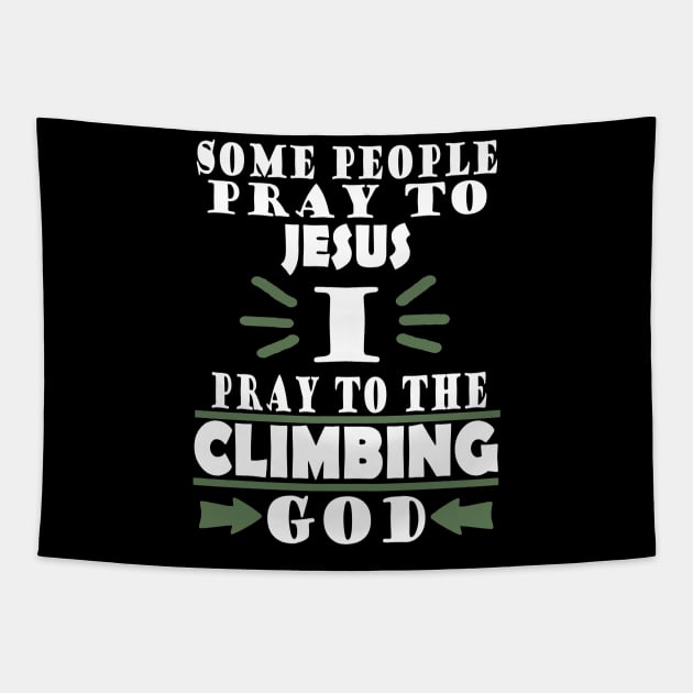 Climbing climbing rope mountains wall carabiner saying Tapestry by FindYourFavouriteDesign