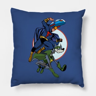 Blue Falcon Pillow