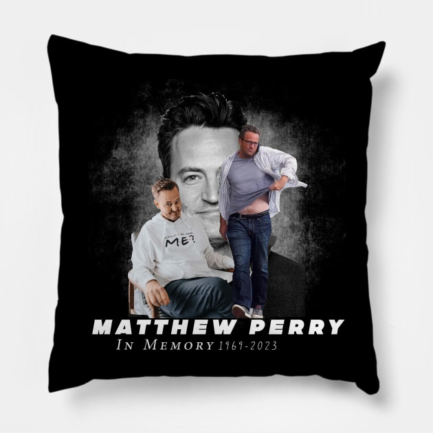 matthew perry Pillow by etnicpath