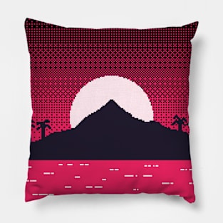 Red Island Nights Pillow