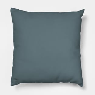 Dusty Blue From Green and Dusty Blue Abstract Collection Pillow