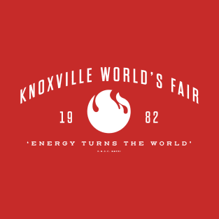 1982 Knoxville World's Fair - Vintage Tagline (White) T-Shirt