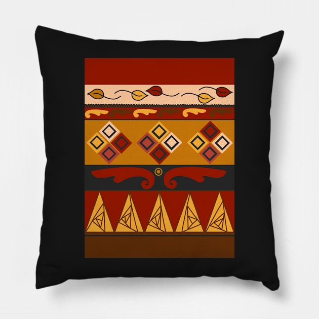 Ethnic Pattern Pillow by panco