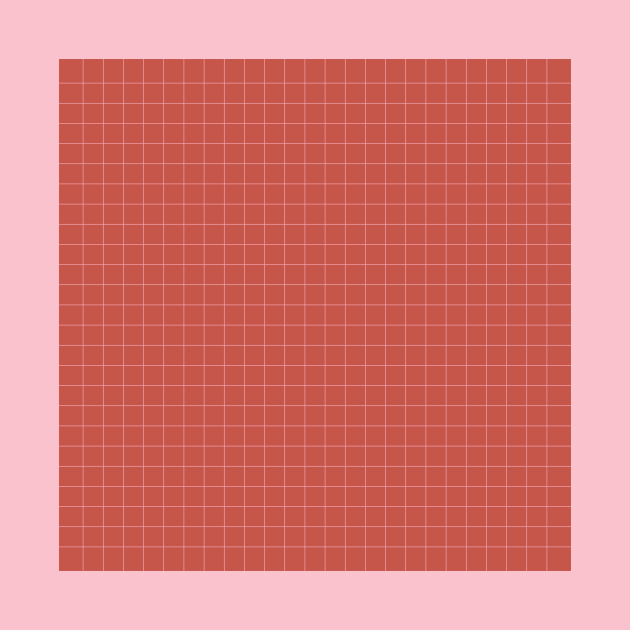 simple red pink lines lines boho grid by mariacaballer