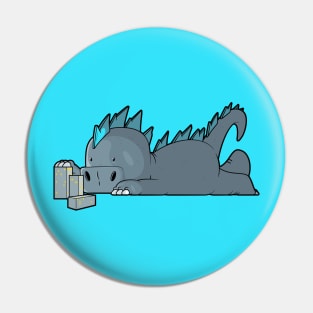 Lazy Monster Pin