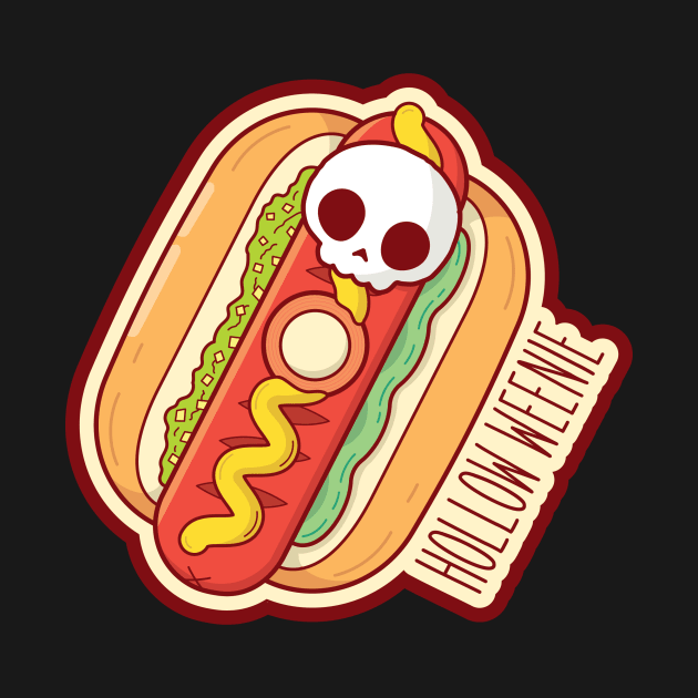 Happy HOLLOW WEENIE by Sam Potter Design