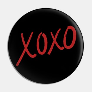 XOXO, brush stroke Pin