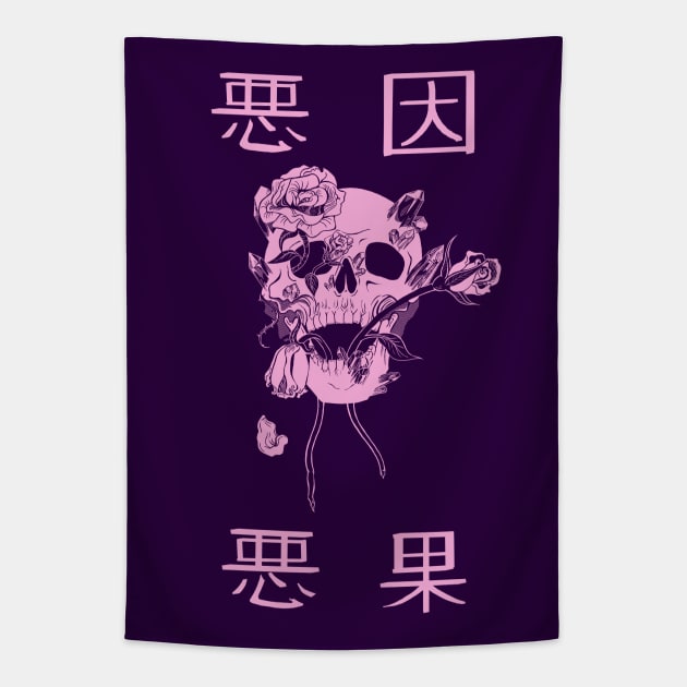 Evil Cause Evil Effect Tapestry by LocalVulture