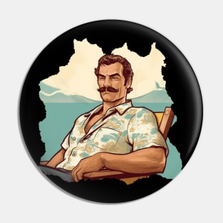 Tom Selleck Pin