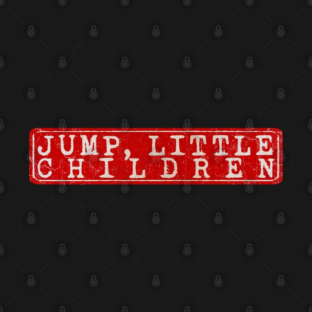 vintage retro plate Jump, Little Children by GXg.Smx