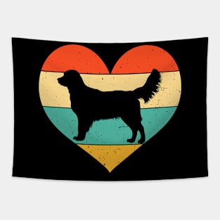 Womens Golden Retriever Retro Golden Retriever Dog Tapestry