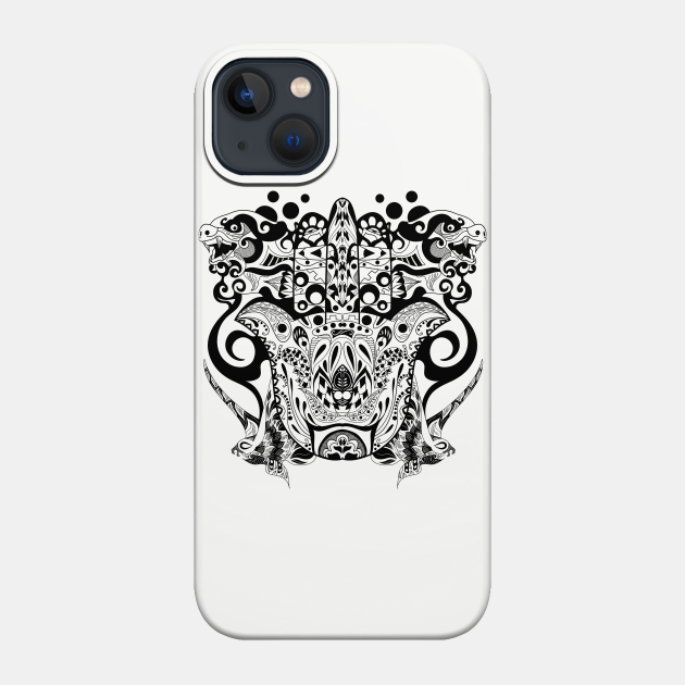 king of the monsters buddha pattern ecopop - King Of The Monsters - Phone Case