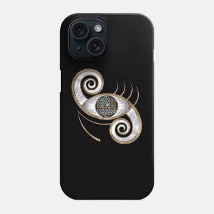 Flower of Life - Eye Swirl Ornament Pearl Phone Case