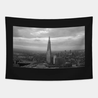 The Shard London Black and White Tapestry