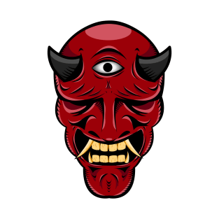 japanese devil mask T-Shirt