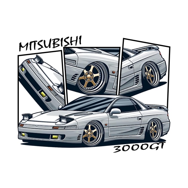 Mitsubishi 3000GT, JDM Car by T-JD